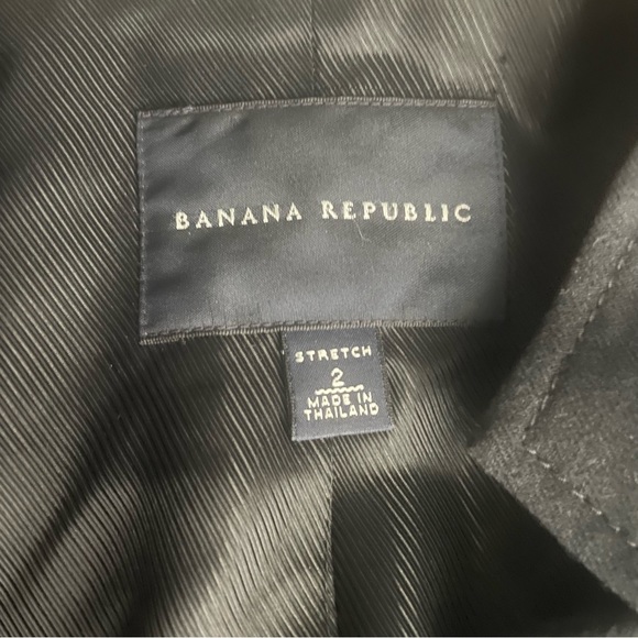 Classic Black Mock Neck Military Inspired Wool Jacket - Picture 9 of 14